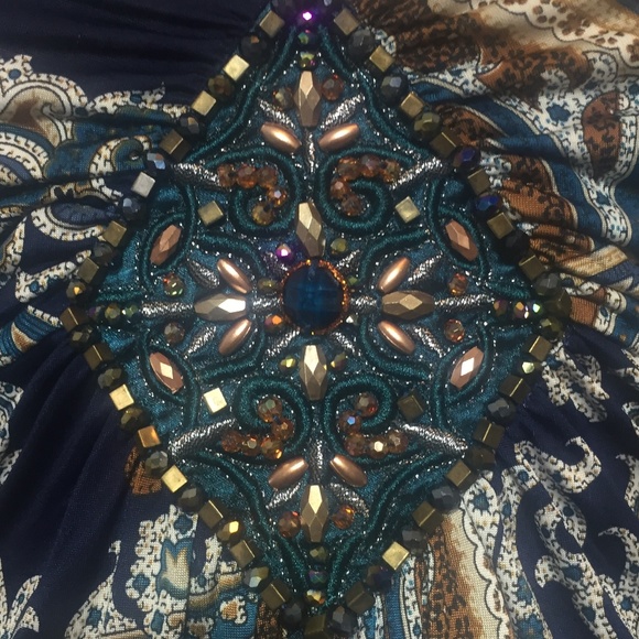 Glamorous Bronze & Deep Tones of Blue, Blouse from VENUS - Picture 11 of 11